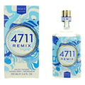4711 Remix Sparkling Island by Muelhens, 3.4oz Eau de Cologne Spray for Unisex