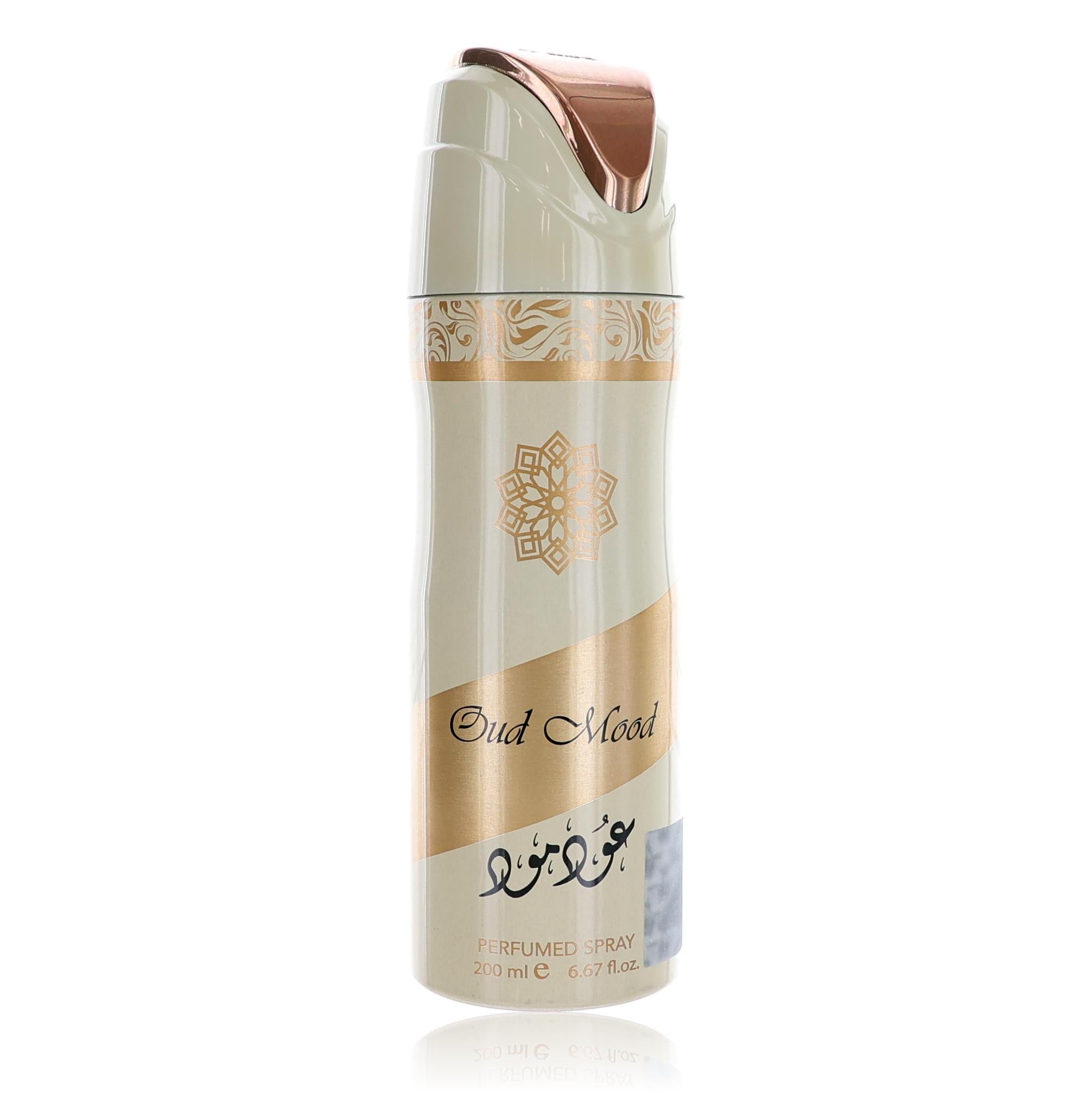 Oud Mood by Lattafa, 6.7 oz Perfumed Deodorant Spray for Unisex