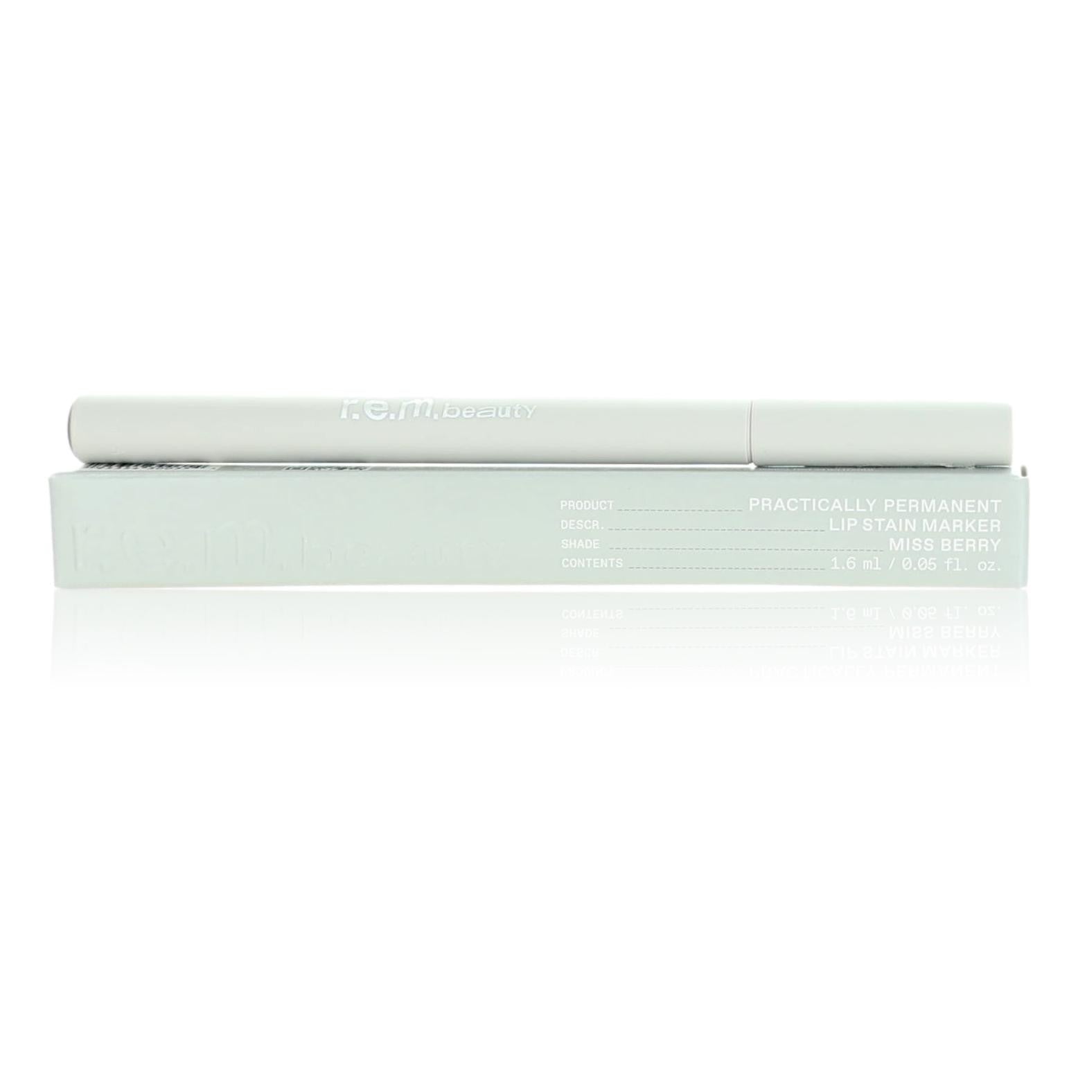 r.e.m. beauty Pracically Permanent by r.e.m. beauty, .05 oz Lip Stain Marker- Miss Berry